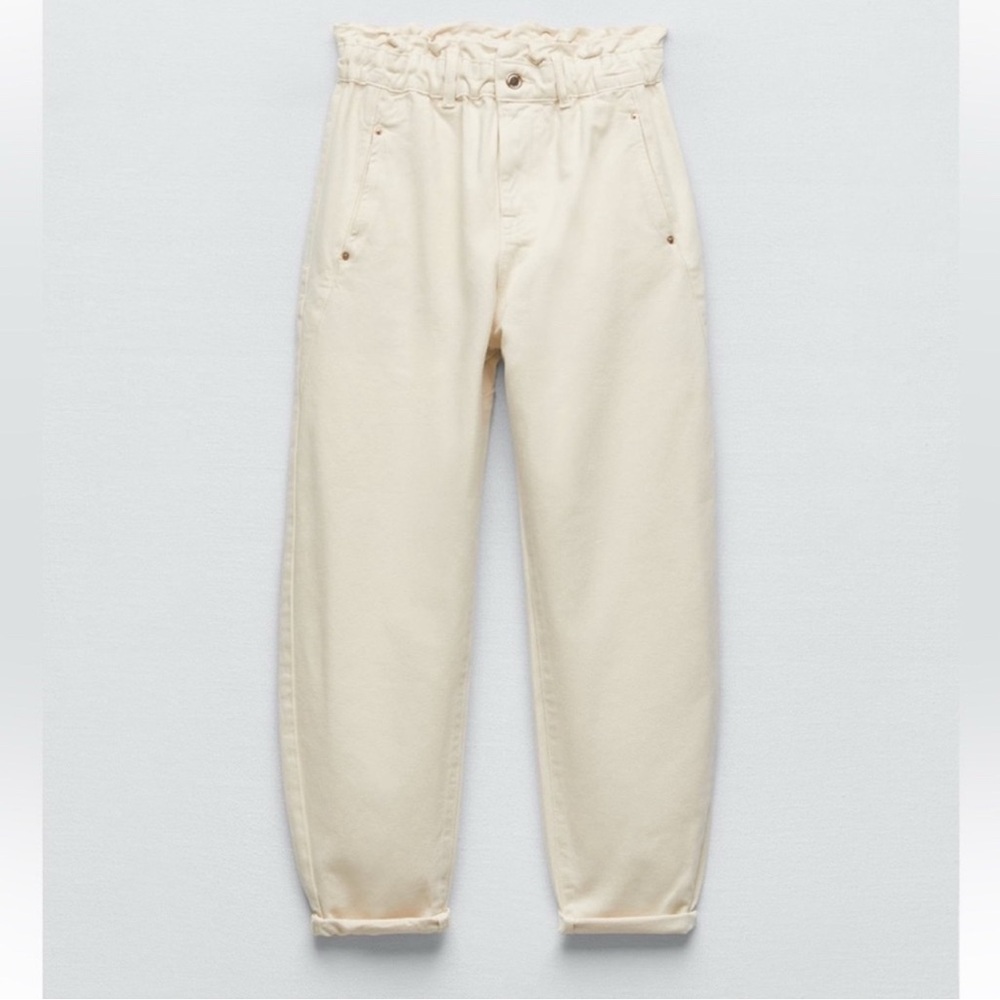 Zara paperbag jeans